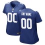 New York Giants Nike Women's Custom Jersey - Royal New York Giants Nike Women's Custom Jersey - Royal