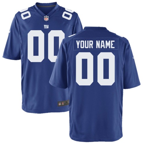 New York Giants Nike Youth Custom Game Jersey - Royal New York Giants Nike Youth Custom Game Jersey - Royal