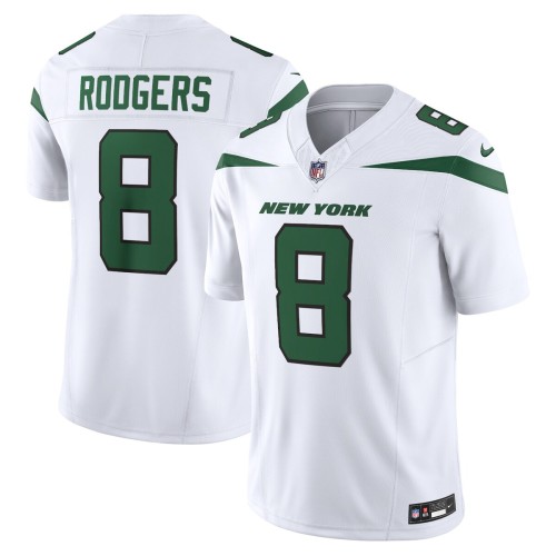 Aaron Rodgers New York Jets Nike Vapor F.U.S.E. Limited Jersey - Spotlight White Aaron Rodgers New York Jets Nike Vapor F.U.S.E. Limited Jersey - Spotlight White