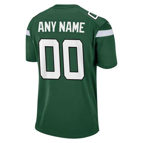 New York Jets Nike Game Custom Jersey - Gotham Green New York Jets Nike Game Custom Jersey - Gotham Green