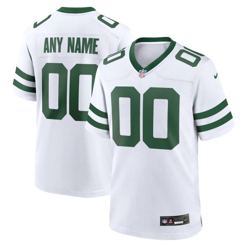 New York Jets Nike Custom Game Jersey - Legacy White New York Jets Nike Custom Game Jersey - Legacy White