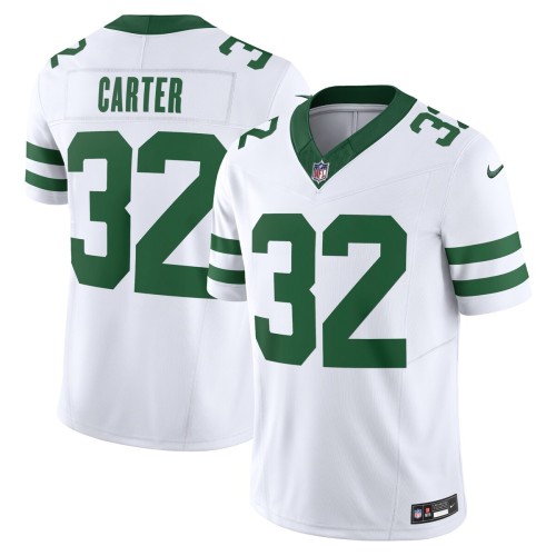 Michael Carter New York Jets Nike Vapor F.U.S.E. Limited Jersey - White Michael Carter New York Jets Nike Vapor F.U.S.E. Limited Jersey - White