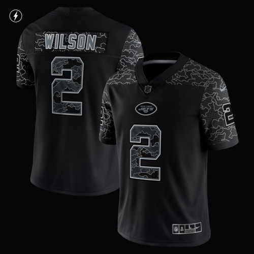 Zach Wilson New York Jets Nike RFLCTV Limited Jersey - Black Zach Wilson New York Jets Nike RFLCTV Limited Jersey - Black