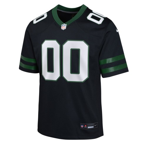 New York Jets Nike Youth Alternate Custom Game Jersey - Legacy Black New York Jets Nike Youth Alternate Custom Game Jersey - Legacy Black