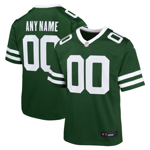 New York Jets Nike Youth Custom Game Jersey - Legacy Green New York Jets Nike Youth Custom Game Jersey - Legacy Green