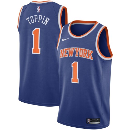 Obi Toppin New York Knicks Nike 2020 NBA Draft First Round Pick Swingman Jersey Royal - Icon Edition Obi Toppin New York Knicks Nike 2020 NBA Draft First Round Pick Swingman Jersey Royal - Icon Edition