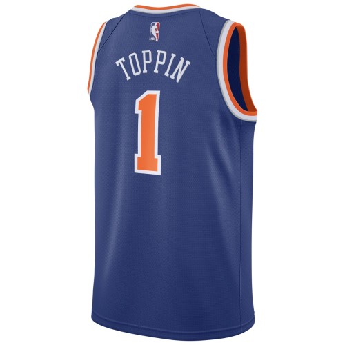 Obi Toppin New York Knicks Nike 2020 NBA Draft First Round Pick Swingman Jersey Royal - Icon Edition Obi Toppin New York Knicks Nike 2020 NBA Draft First Round Pick Swingman Jersey Royal - Icon Edition