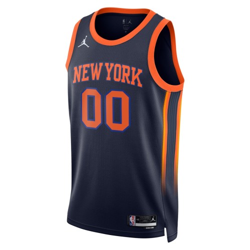 New York Knicks Jordan Brand Unisex 2022/23 Swingman Custom Jersey - Statement Edition - Navy New York Knicks Jordan Brand Unisex 2022/23 Swingman Custom Jersey - Statement Edition - Navy