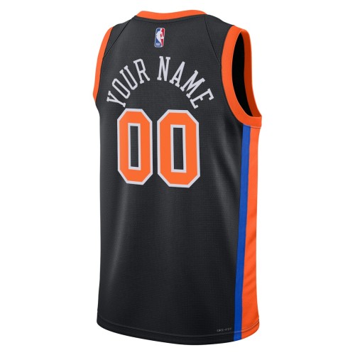 New York Knicks Nike Unisex 2022/23 Swingman Custom Jersey - City Edition - Black New York Knicks Nike Unisex 2022/23 Swingman Custom Jersey - City Edition - Black
