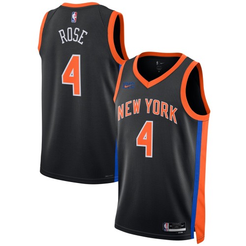 Derrick Rose New York Knicks Nike Unisex 2022/23 Swingman Jersey - City Edition - Black Derrick Rose New York Knicks Nike Unisex 2022/23 Swingman Jersey - City Edition - Black