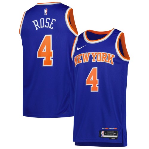 Derrick Rose New York Knicks Nike Unisex 2022/23 Swingman Jersey - Icon Edition - Blue Derrick Rose New York Knicks Nike Unisex 2022/23 Swingman Jersey - Icon Edition - Blue