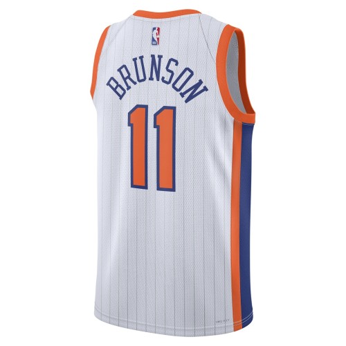 Jalen Brunson New York Knicks Nike Unisex 2024/25 Swingman Player Jersey - City Edition - White Jalen Brunson New York Knicks Nike Unisex 2024/25 Swingman Player Jersey - City Edition - White