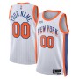 New York Knicks Nike Unisex 2024/25 Custom Swingman Jersey - City Edition - White New York Knicks Nike Unisex 2024/25 Custom Swingman Jersey - City Edition - White
