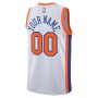 New York Knicks Nike Unisex 2024/25 Custom Swingman Jersey - City Edition - White New York Knicks Nike Unisex 2024/25 Custom Swingman Jersey - City Edition - White