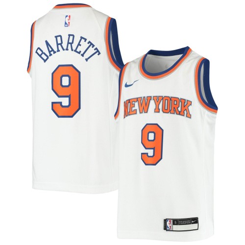 RJ Barrett New York Knicks Nike Youth 2019/20 Swingman Jersey - Association Edition - White RJ Barrett New York Knicks Nike Youth 2019/20 Swingman Jersey - Association Edition - White