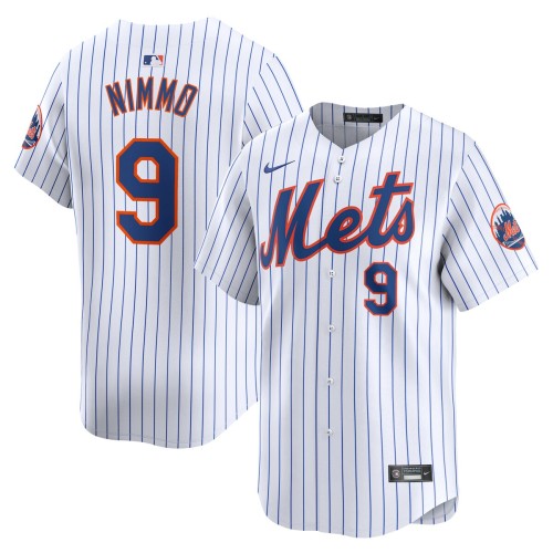 Brandon Nimmo New York Mets Nike Home Limited Player Jersey - White Brandon Nimmo New York Mets Nike Home Limited Player Jersey - White