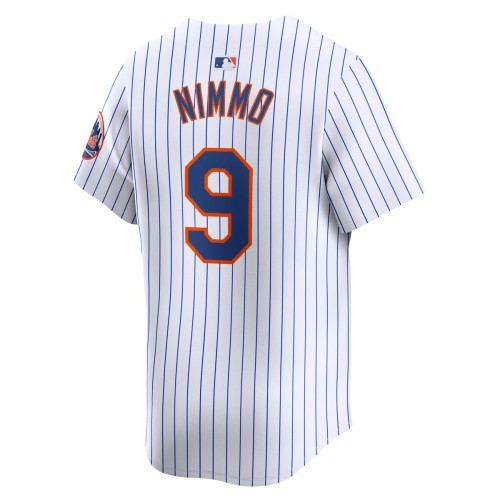Brandon Nimmo New York Mets Nike Home Limited Player Jersey - White Brandon Nimmo New York Mets Nike Home Limited Player Jersey - White