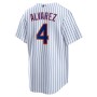 Francisco Alvarez New York Mets Nike Replica Player Jersey - White Francisco Alvarez New York Mets Nike Replica Player Jersey - White
