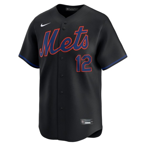 Francisco Lindor New York Mets Nike Alternate Limited Player Jersey – Black Francisco Lindor New York Mets Nike Alternate Limited Player Jersey – Black