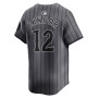 Francisco Lindor New York Mets Nike 2024 City Connect Limited Player Jersey - Graphite Francisco Lindor New York Mets Nike 2024 City Connect Limited Player Jersey - Graphite