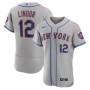 Francisco Lindor New York Mets Nike Road Authentic Player Jersey - Gray Francisco Lindor New York Mets Nike Road Authentic Player Jersey - Gray