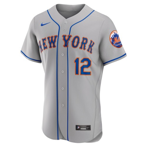 Francisco Lindor New York Mets Nike Road Authentic Player Jersey - Gray Francisco Lindor New York Mets Nike Road Authentic Player Jersey - Gray