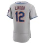 Francisco Lindor New York Mets Nike Road Authentic Player Jersey - Gray Francisco Lindor New York Mets Nike Road Authentic Player Jersey - Gray