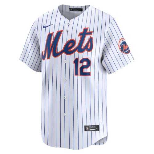 Francisco Lindor New York Mets Nike Home Limited Player Jersey - White Francisco Lindor New York Mets Nike Home Limited Player Jersey - White