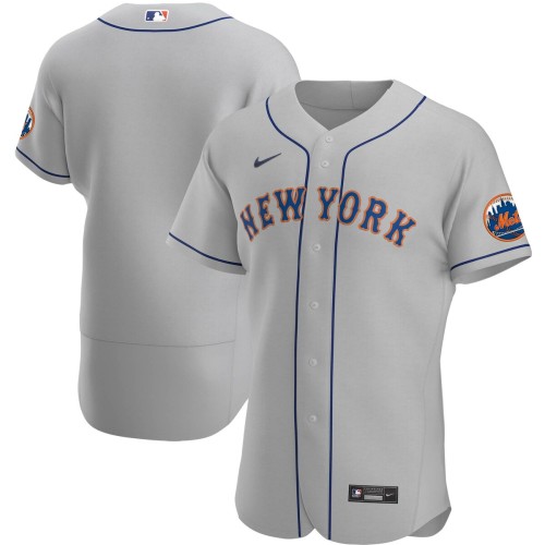 New York Mets Nike Road Authentic Team Jersey - Gray New York Mets Nike Road Authentic Team Jersey - Gray