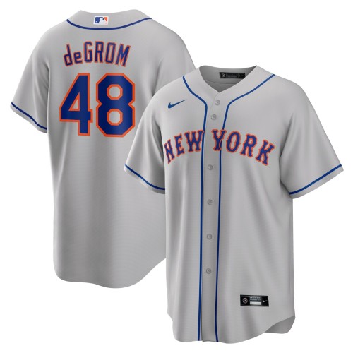 Jacob deGrom New York Mets Nike Road Replica Player Name Jersey - Gray Jacob deGrom New York Mets Nike Road Replica Player Name Jersey - Gray