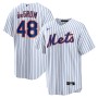 Jacob deGrom New York Mets Nike Home Replica Player Name Jersey - White Jacob deGrom New York Mets Nike Home Replica Player Name Jersey - White
