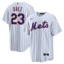 Javier Báez New York Mets Nike Home Official Replica Player Jersey - White Javier Báez New York Mets Nike Home Official Replica Player Jersey - White