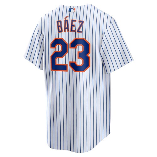 Javier Báez New York Mets Nike Home Official Replica Player Jersey - White Javier Báez New York Mets Nike Home Official Replica Player Jersey - White