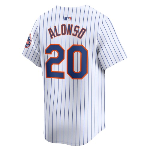 Pete Alonso New York Mets Nike Home Limited Player Jersey - White Pete Alonso New York Mets Nike Home Limited Player Jersey - White