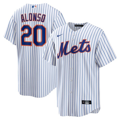 Pete Alonso New York Mets Nike Home Replica Player Name Jersey - White Pete Alonso New York Mets Nike Home Replica Player Name Jersey - White