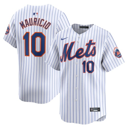 Ronny Mauricio New York Mets Nike Home Limited Player Jersey - White Ronny Mauricio New York Mets Nike Home Limited Player Jersey - White