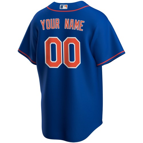 New York Mets Nike Alternate Replica Custom Jersey - Royal New York Mets Nike Alternate Replica Custom Jersey - Royal