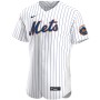 New York Mets Nike Home Authentic Team Jersey - White New York Mets Nike Home Authentic Team Jersey - White