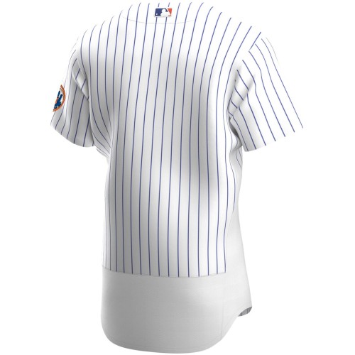 New York Mets Nike Home Authentic Team Jersey - White New York Mets Nike Home Authentic Team Jersey - White
