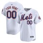 New York Mets Nike Home Limited Custom Jersey - White New York Mets Nike Home Limited Custom Jersey - White