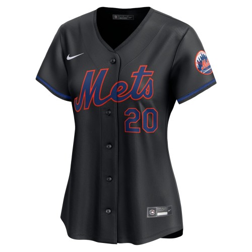 Pete Alonso New York Mets Nike Women's Alternate Limited Player Jersey – Black Pete Alonso New York Mets Nike Women's Alternate Limited Player Jersey – Black