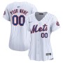 New York Mets Nike Women's Home Limited Custom Jersey - White New York Mets Nike Women's Home Limited Custom Jersey - White