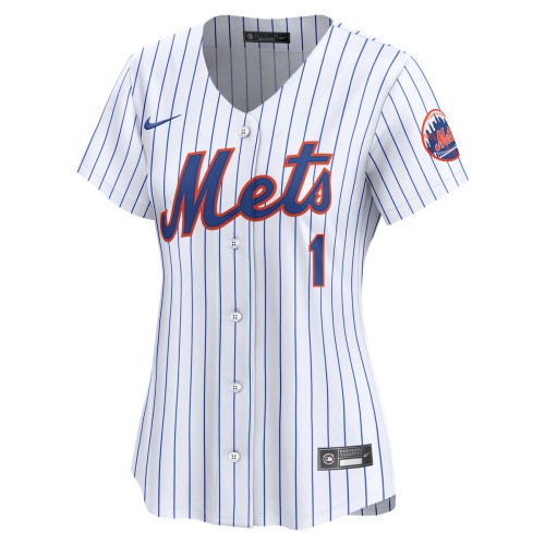New York Mets Nike Women's #1 Mom Home Limited Jersey - White New York Mets Nike Women's #1 Mom Home Limited Jersey - White