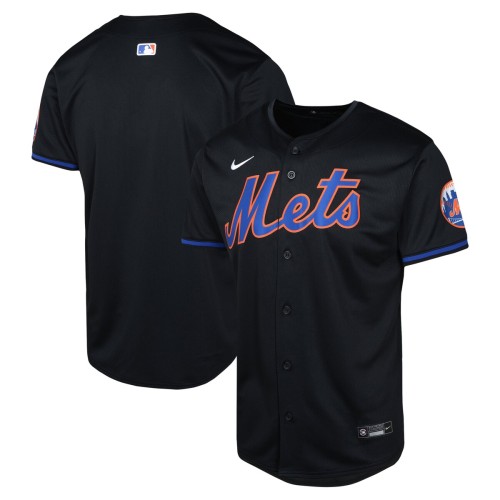 New York Mets Nike Youth Alternate Limited Jersey - Black New York Mets Nike Youth Alternate Limited Jersey - Black