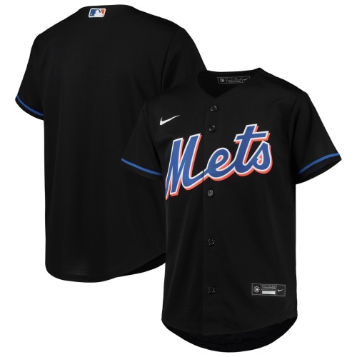New York Mets Nike Youth Alternate Replica Team Jersey - Black New York Mets Nike Youth Alternate Replica Team Jersey - Black