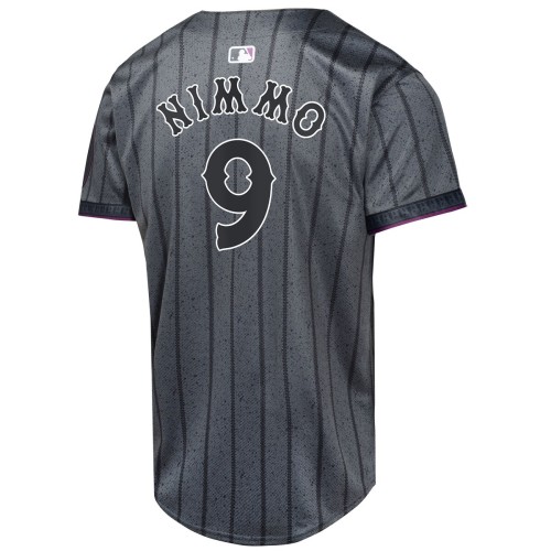 Brandon Nimmo New York Mets Nike Youth 2024 City Connect Limited Player Jersey - Graphite Brandon Nimmo New York Mets Nike Youth 2024 City Connect Limited Player Jersey - Graphite