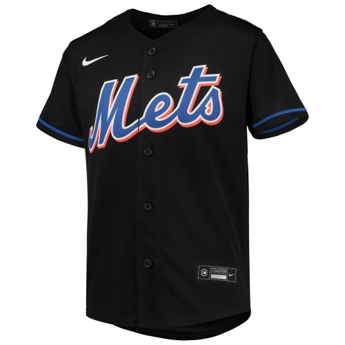 Francisco Lindor New York Mets Nike Youth Alternate Replica Player Jersey - Black Francisco Lindor New York Mets Nike Youth Alternate Replica Player Jersey - Black