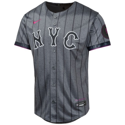 Pete Alonso New York Mets Nike Youth 2024 City Connect Limited Player Jersey - Graphite