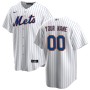 New York Mets Nike Youth Home Replica Custom Jersey - White New York Mets Nike Youth Home Replica Custom Jersey - White