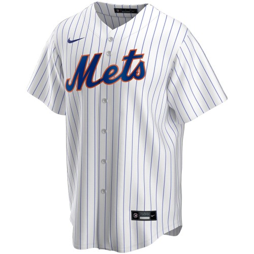 New York Mets Nike Youth Home Replica Custom Jersey - White New York Mets Nike Youth Home Replica Custom Jersey - White